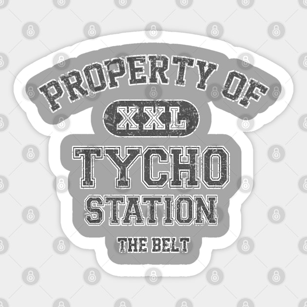 Property of Tycho Station Sticker by tonynichols